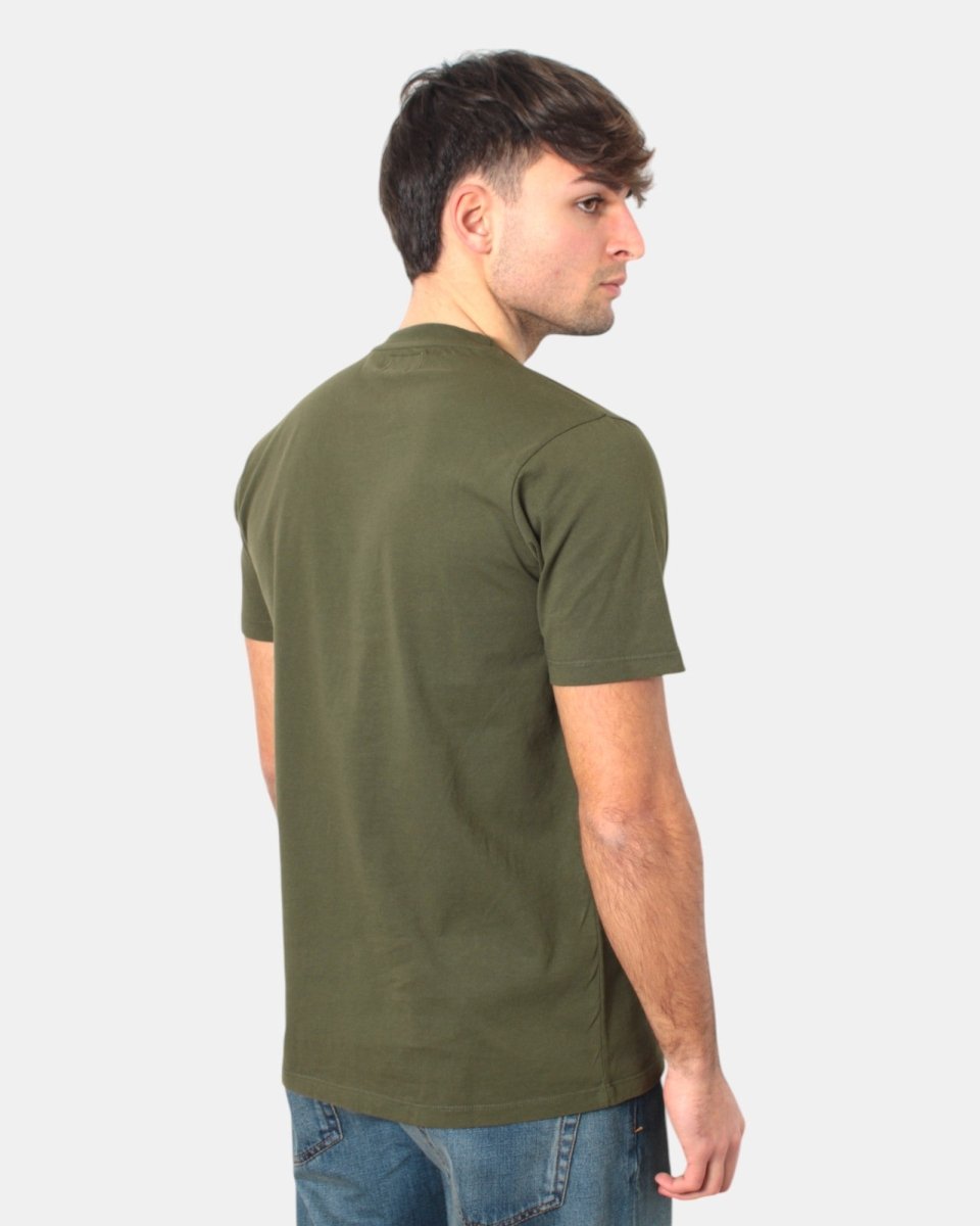 T - SHIRT ROY ROGER'S CON TASCHINO - C0400 JUNGLE/GREEN - 10Decimi