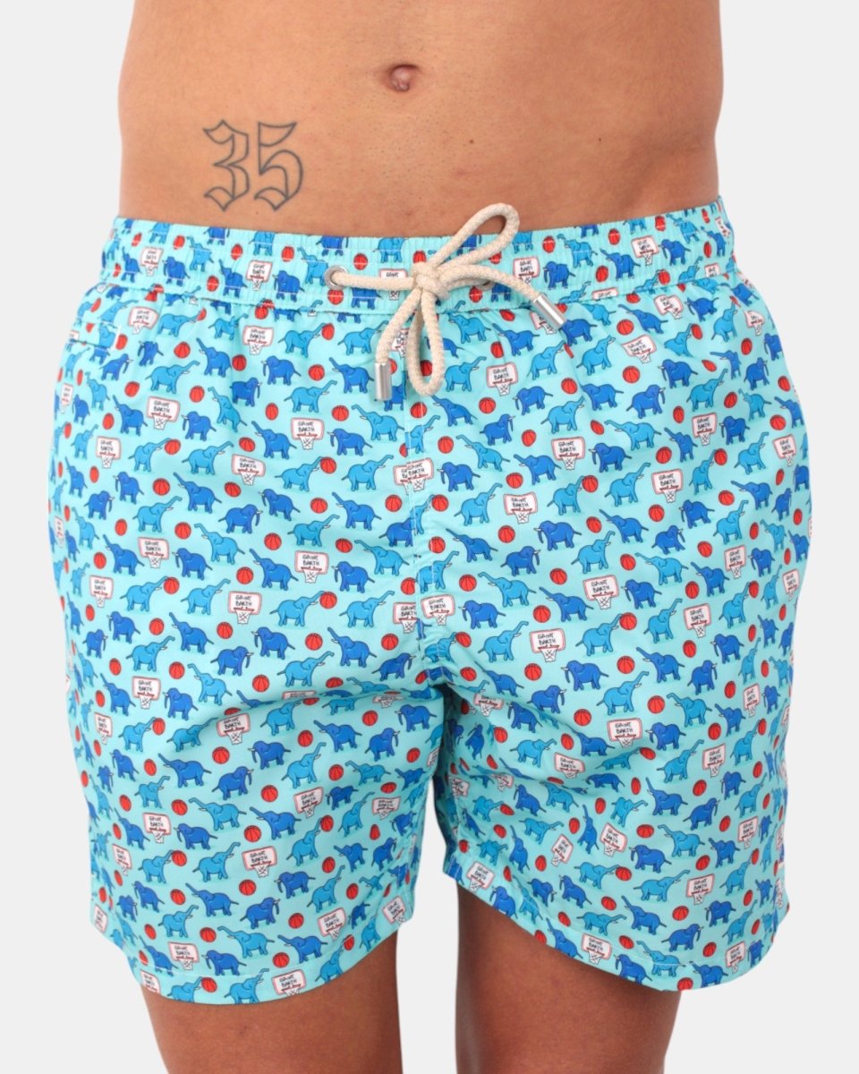 ULTRALIGHT SWIM SHORT - BASKET ELEPHANT 56 - 10Decimi