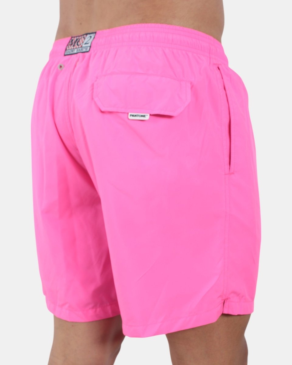 ULTRALIGHT SWIM SHORT PANTONE - 25 FLUO PINK PNT - 10Decimi