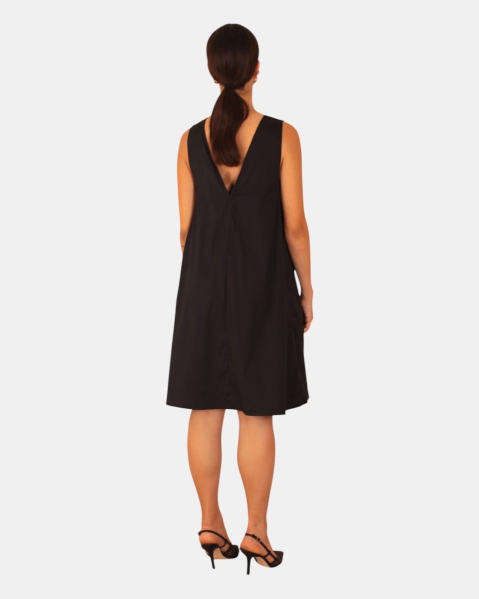 VESTITO MM MAX MARA LEISURE MOD. CAMPALE - 005 NERO - 10Decimi
