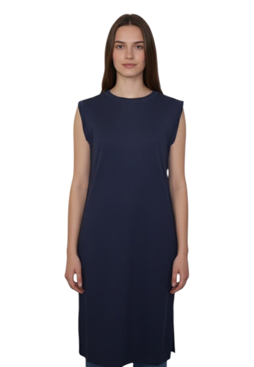 vestito mod. aulla - 004 blu marino - 10Decimi