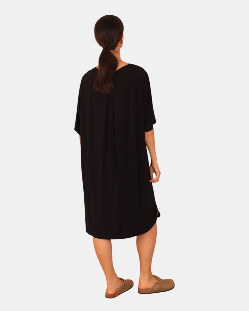 vestito mod. luna 006 nero - 10Decimi