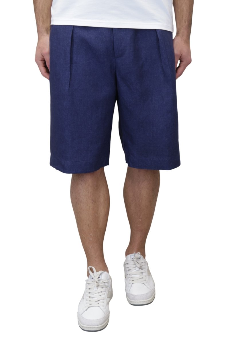 YARM DYED LINEN - BLU NAVY - 10Decimi