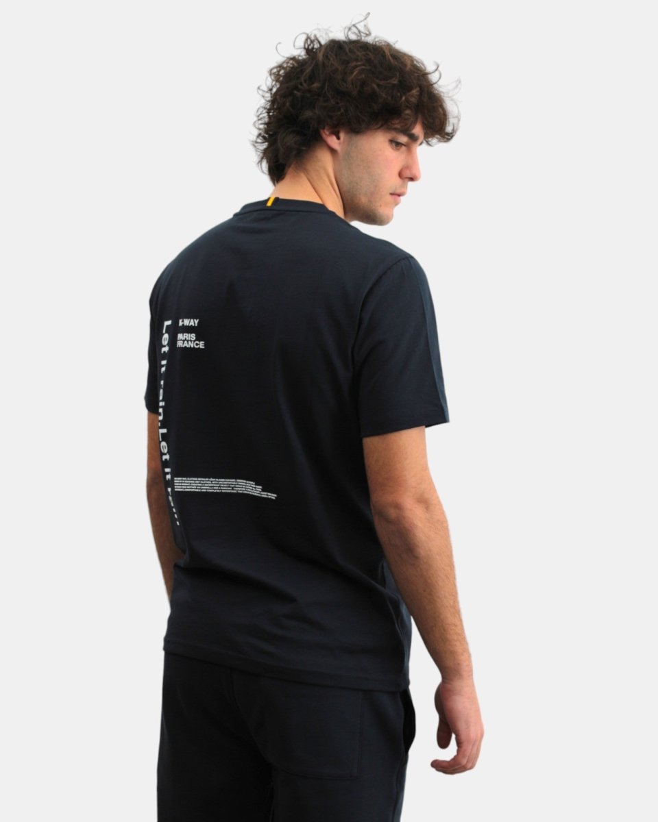 K WAY - T-shirt Blue Depth - 10Decimi