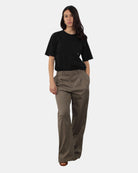 PANTALONI Marrone Briglia