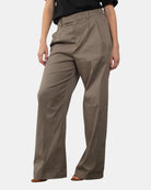 PANTALONI Marrone Briglia