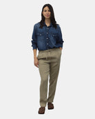 PANTALONI CON COULISSE Beige Briglia