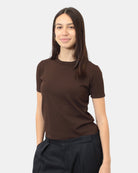 T-SHIRT Marrone Roberto Collina