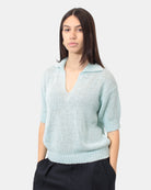 POLO A MANICA CORTA Blu Roberto Collina