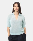 POLO A MANICA CORTA Blu Roberto Collina