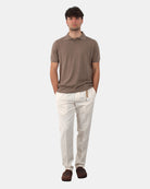 PANTALONI Bianco White Sand