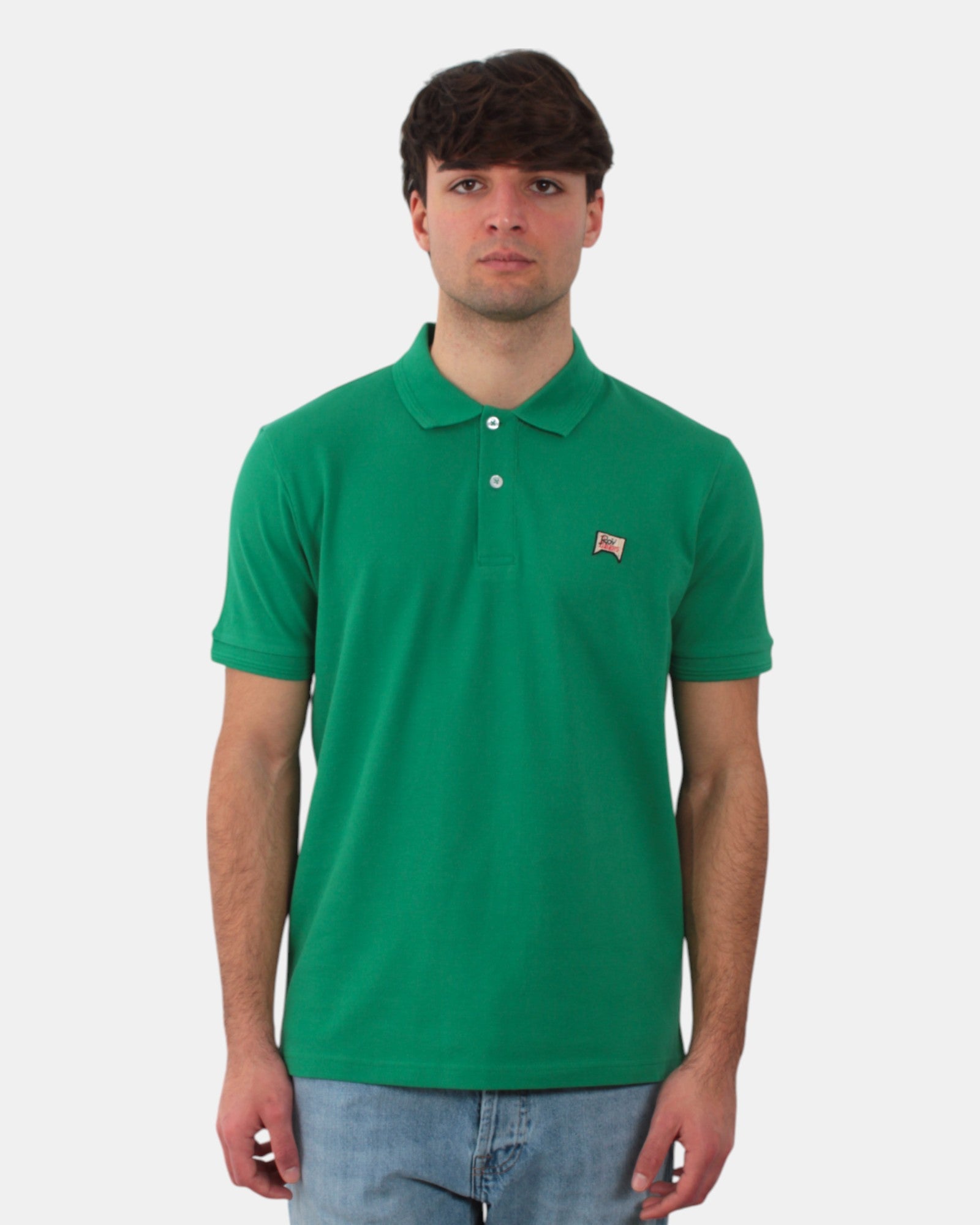 POLO A MANICA CORTA Verde Roy Roger's