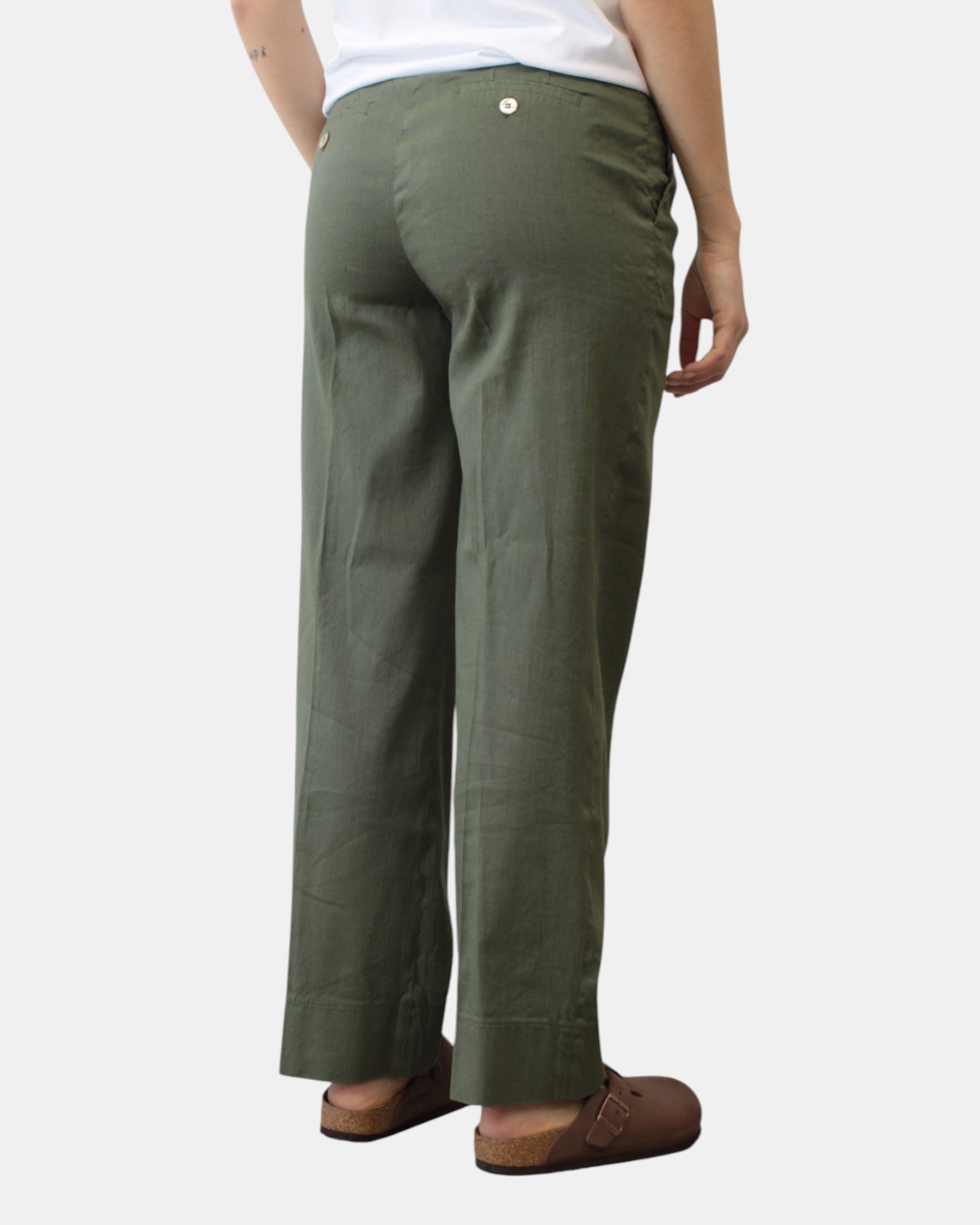 PANTALONI Verde Re-hash