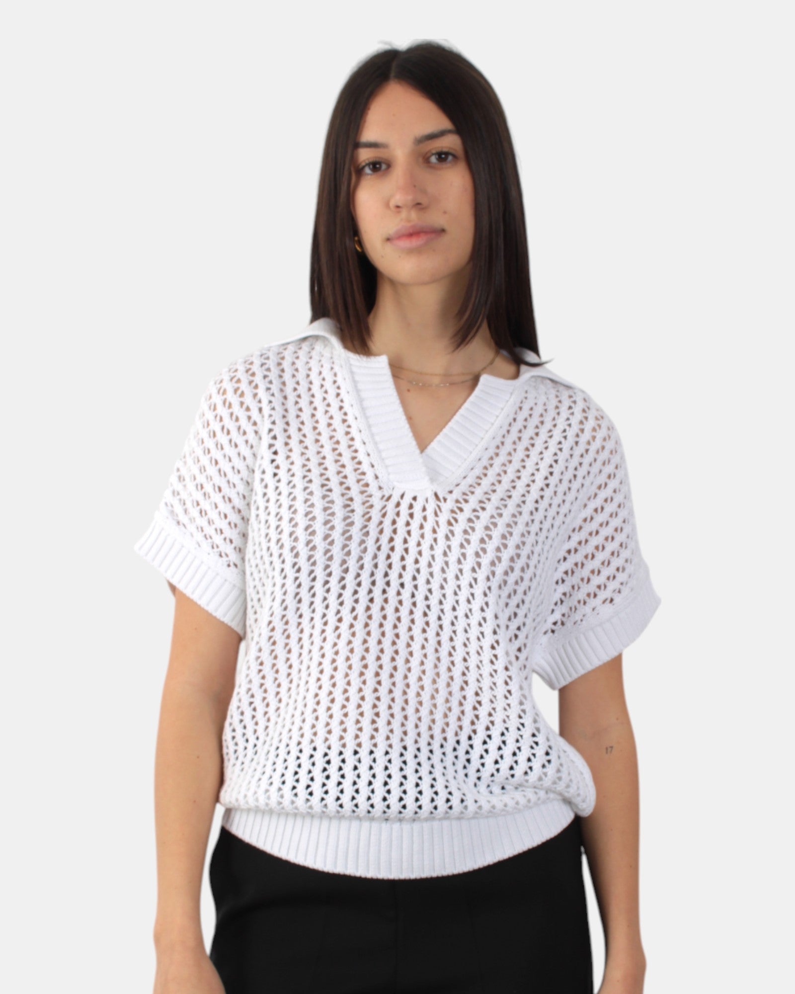 GILET Bianco Liviana Conti