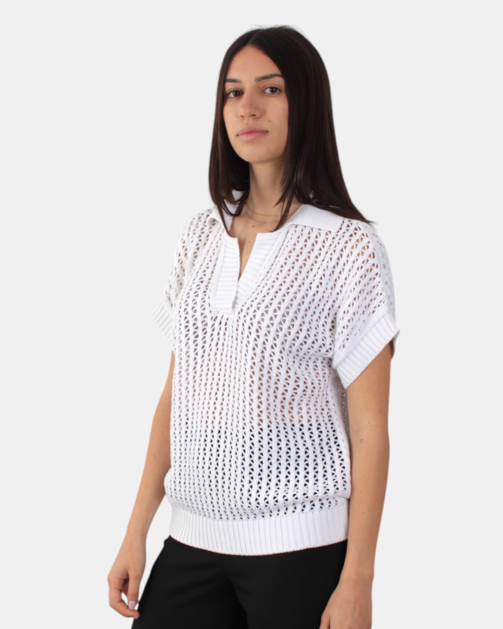 GILET Bianco Liviana Conti