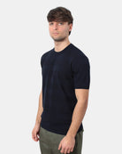 MAGLIE A GIROCOLLO Blu Kangra