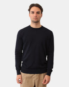 GIROCOLLO MANICA LUNGA Blu Kangra