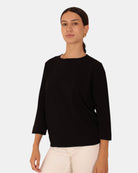 MAGLIE A GIROCOLLO Nero Kangra