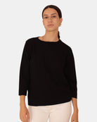 MAGLIE A GIROCOLLO Nero Kangra