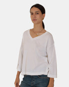 MAGLIE A V Bianco Kangra