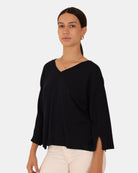 MAGLIE A V Blu Kangra