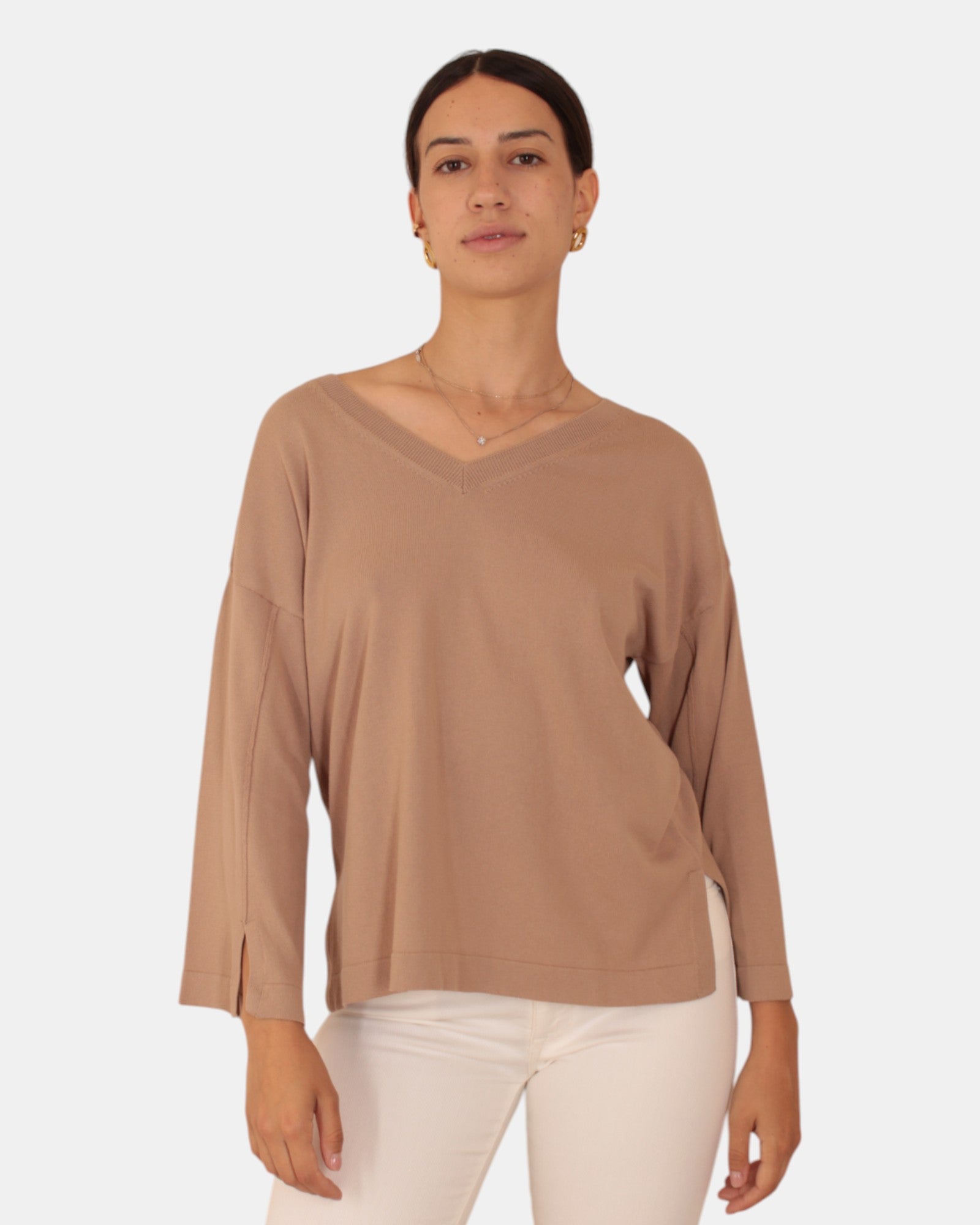 Magliette Maniche Maglie Lunghe Larghe Maglia Lunga T Shirt Donna