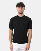 MAGLIE A GIROCOLLO Nero 40 Weft