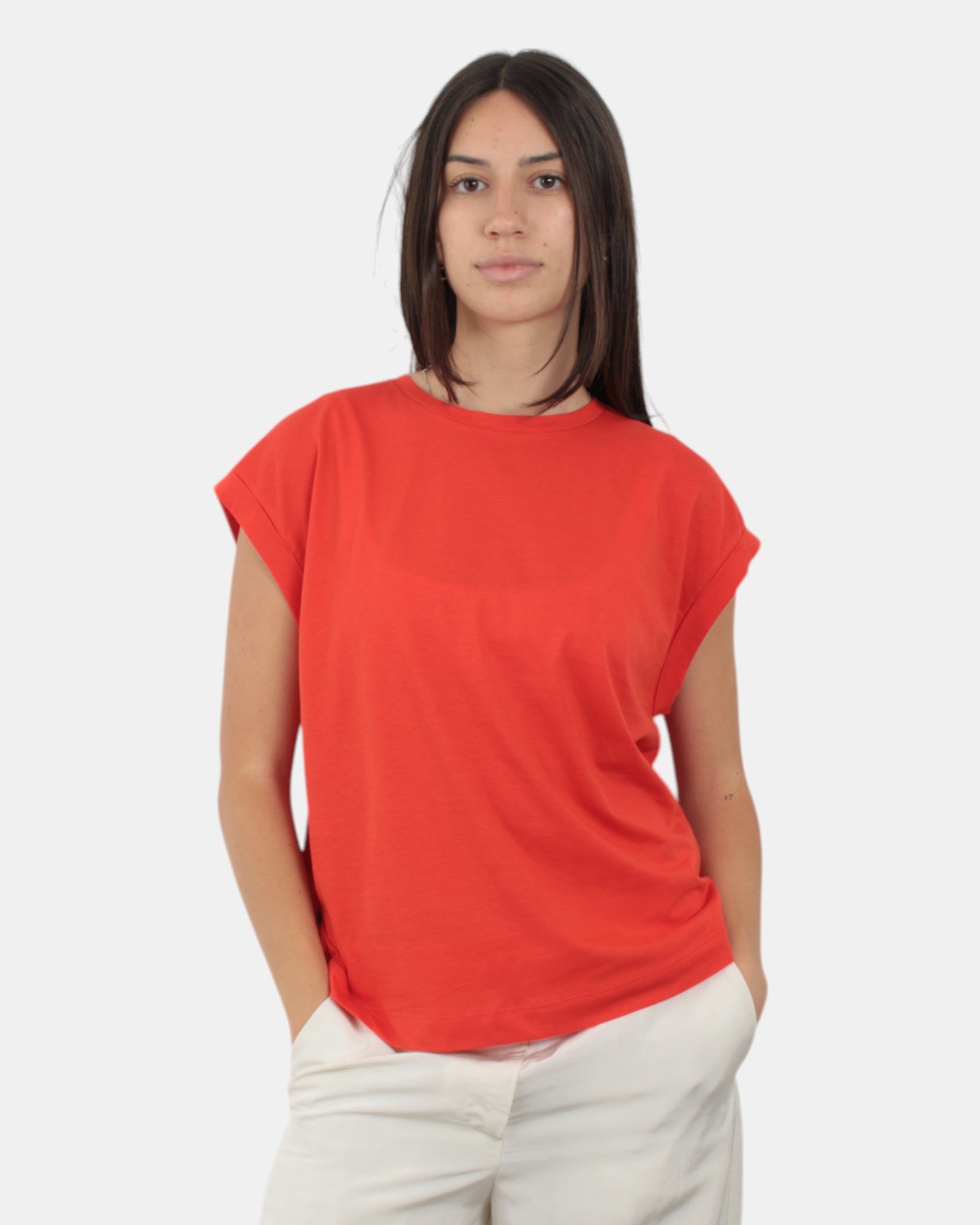 T-SHIRT Arancione Jijil