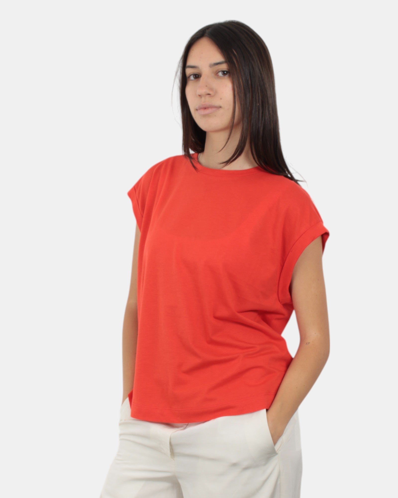 T-SHIRT Arancione Jijil