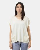 PONCHO Bianco Hekla & Co