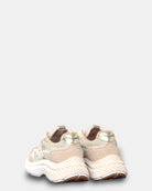 SNEAKERS Beige Voile Blanche