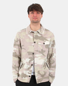 FIELD JACKET Beige White Sand