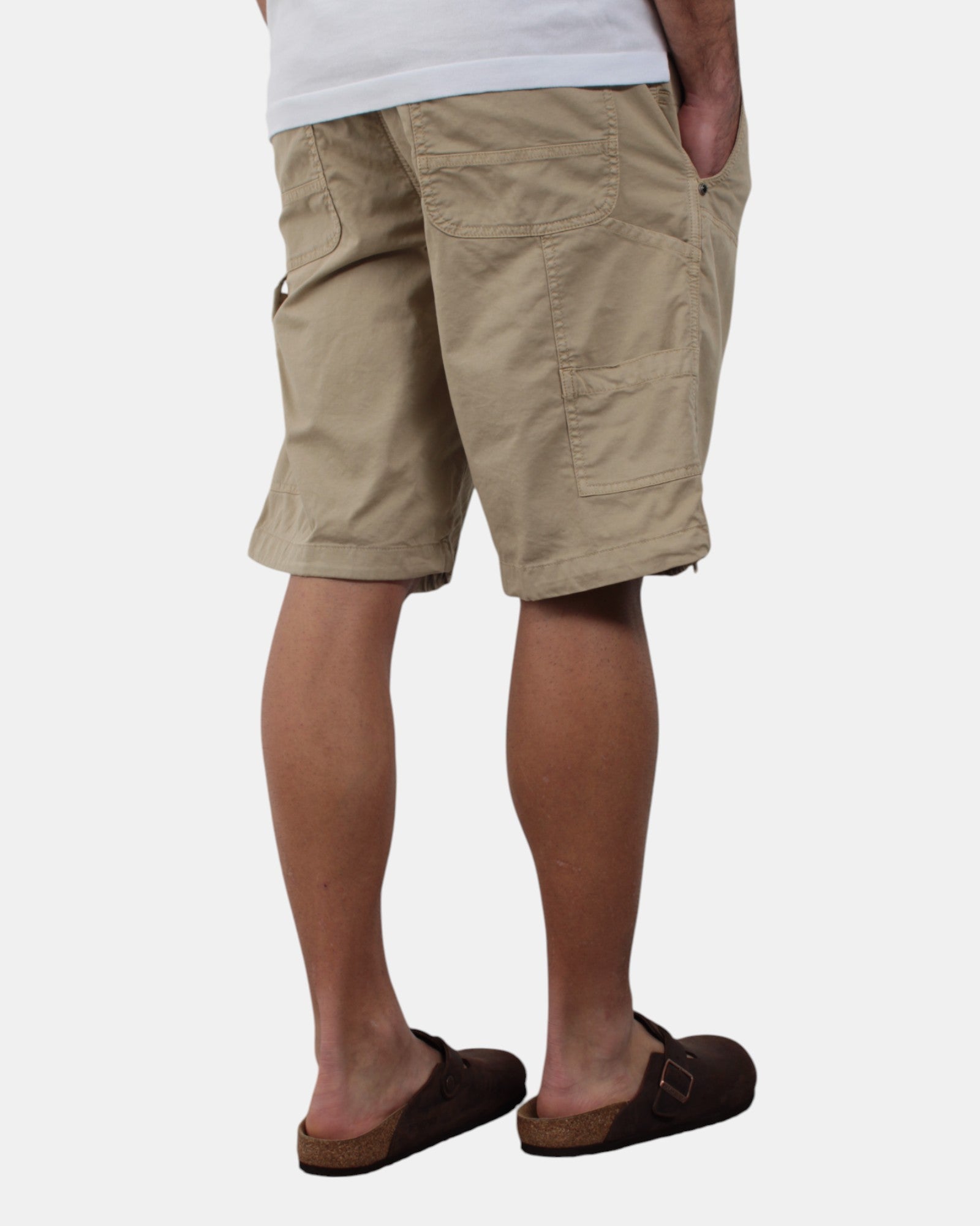 PANTALONI CON COULISSE Beige White Sand