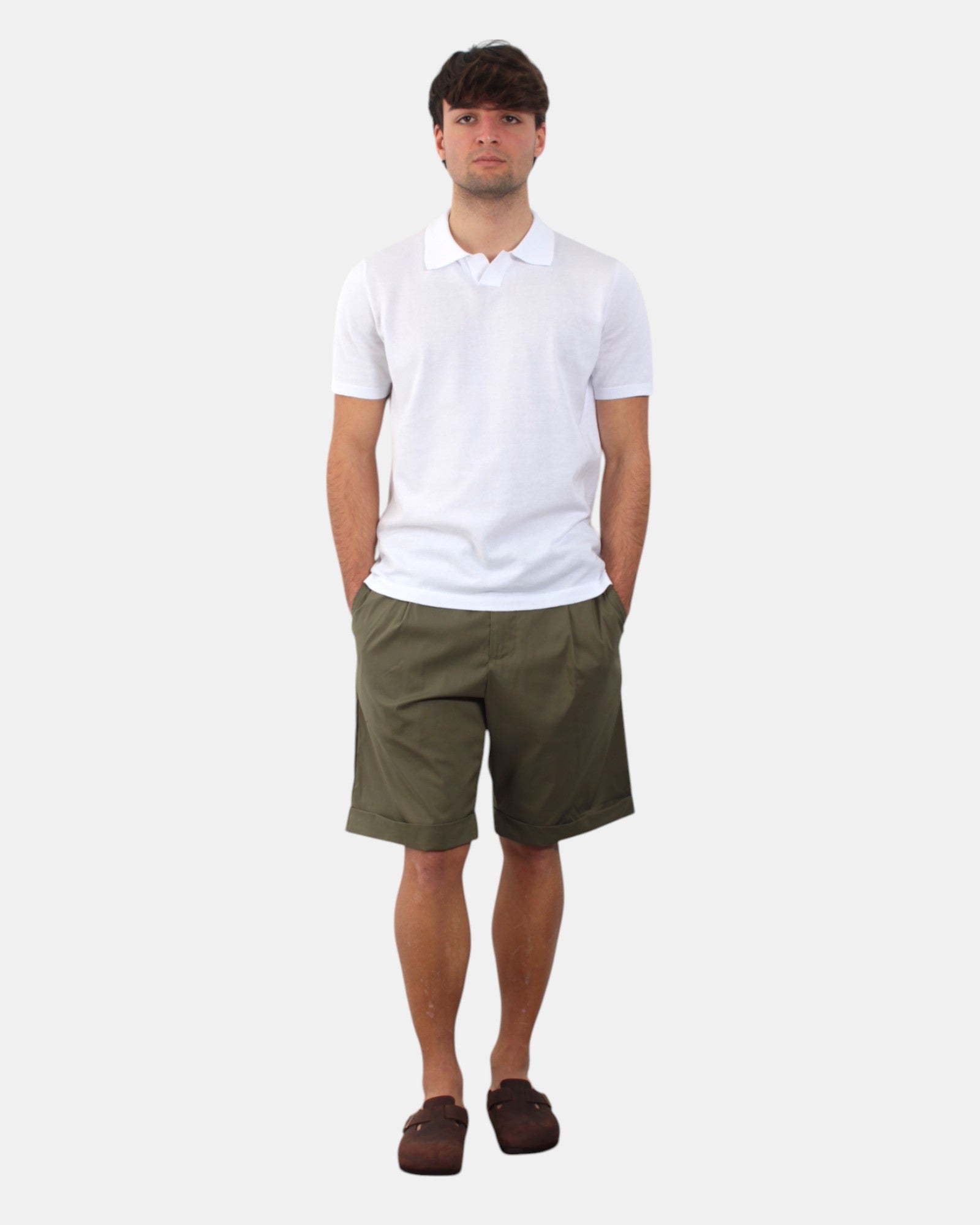 BERMUDA CARGO Verde White Sand