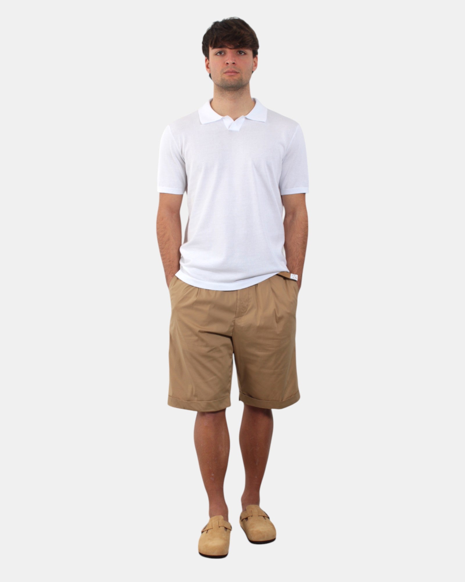 BERMUDA CARGO Beige White Sand