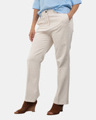 PANTALONI CON COULISSE Panna White Sand