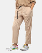 PANTALONI CON COULISSE Beige White Sand