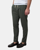 PANTALONI CON COULISSE Verde Be.able