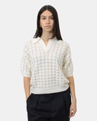 POLO A MANICA CORTA Bianco Daniele Fiesoli Collezione N_ø1