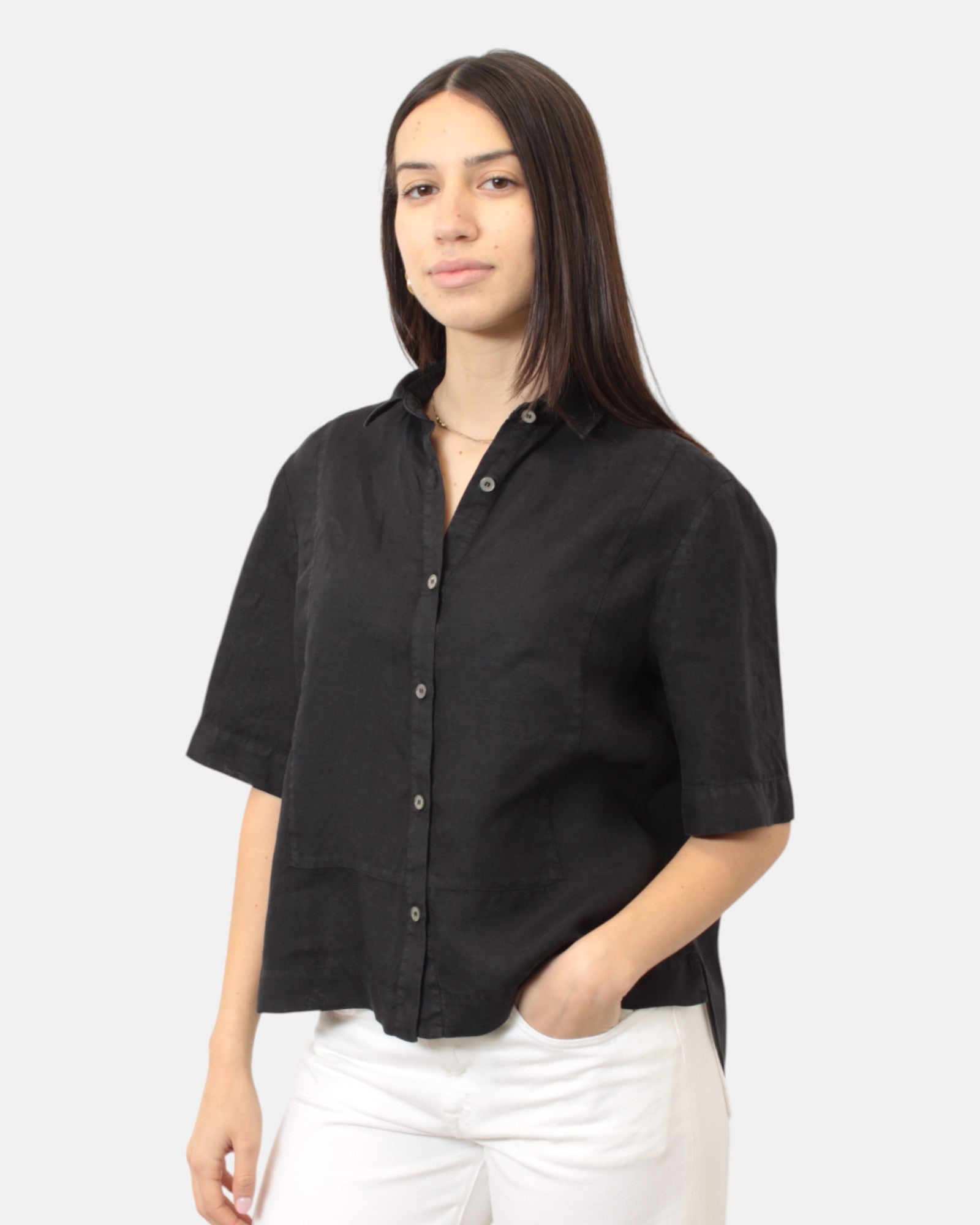 CAMICIE MANICA LUNGA Nero Academia