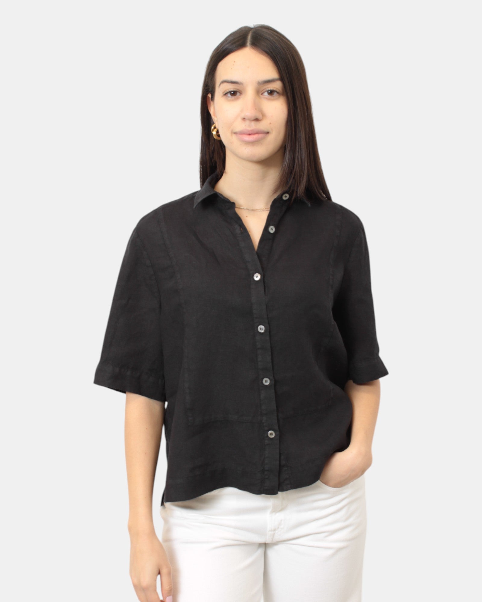 CAMICIE MANICA LUNGA Nero Academia