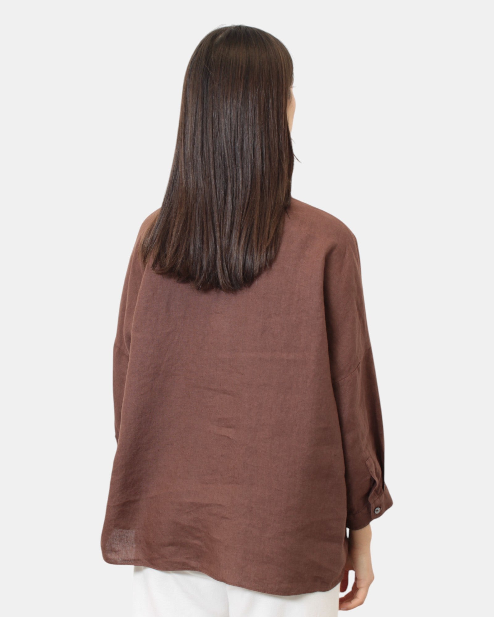 CAMICIE MANICA LUNGA Marrone Academia