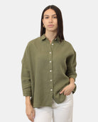 CAMICIE MANICA LUNGA Verde Academia