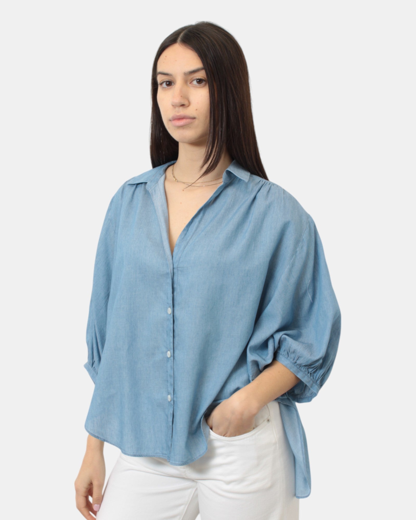 CAMICIE MANICA LUNGA Blu Academia