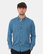 CAMICIE MANICA LUNGA Blu Out Fit