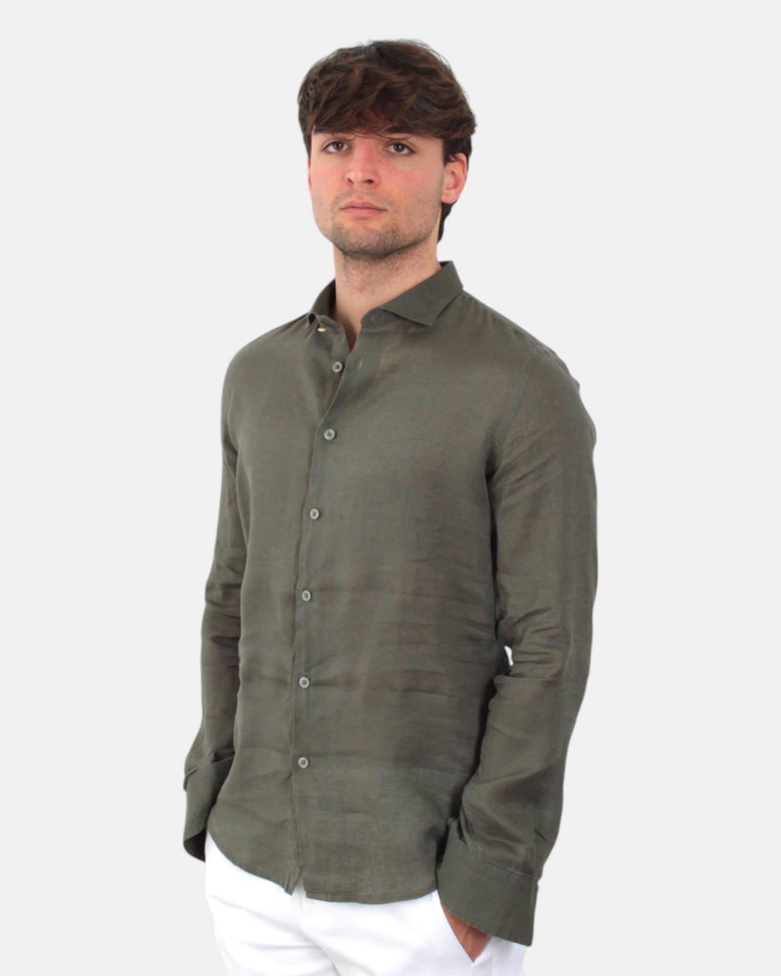 CAMICIE MANICA LUNGA Verde Out Fit