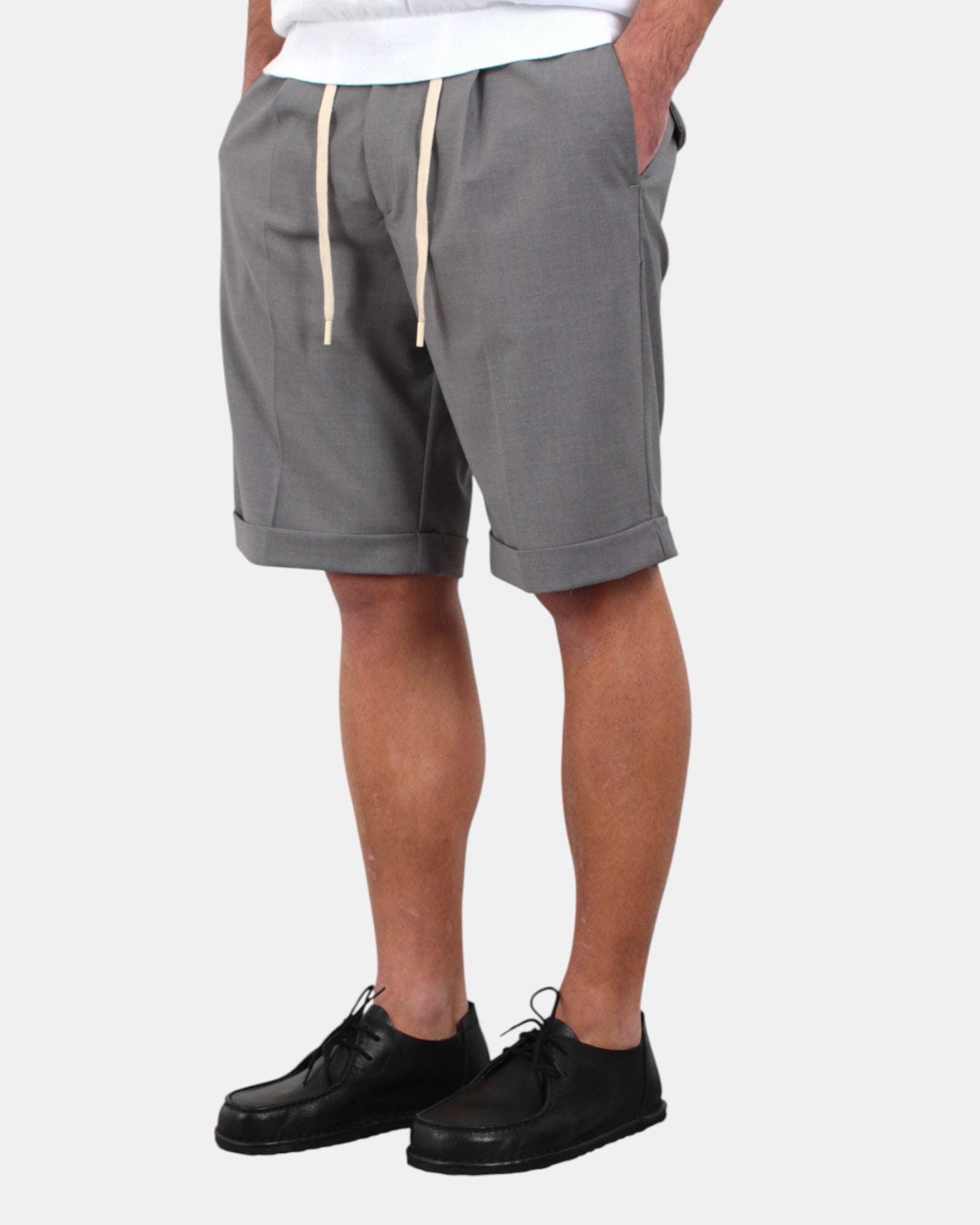 BERMUDA TASCA A FILO Grigio Out Fit