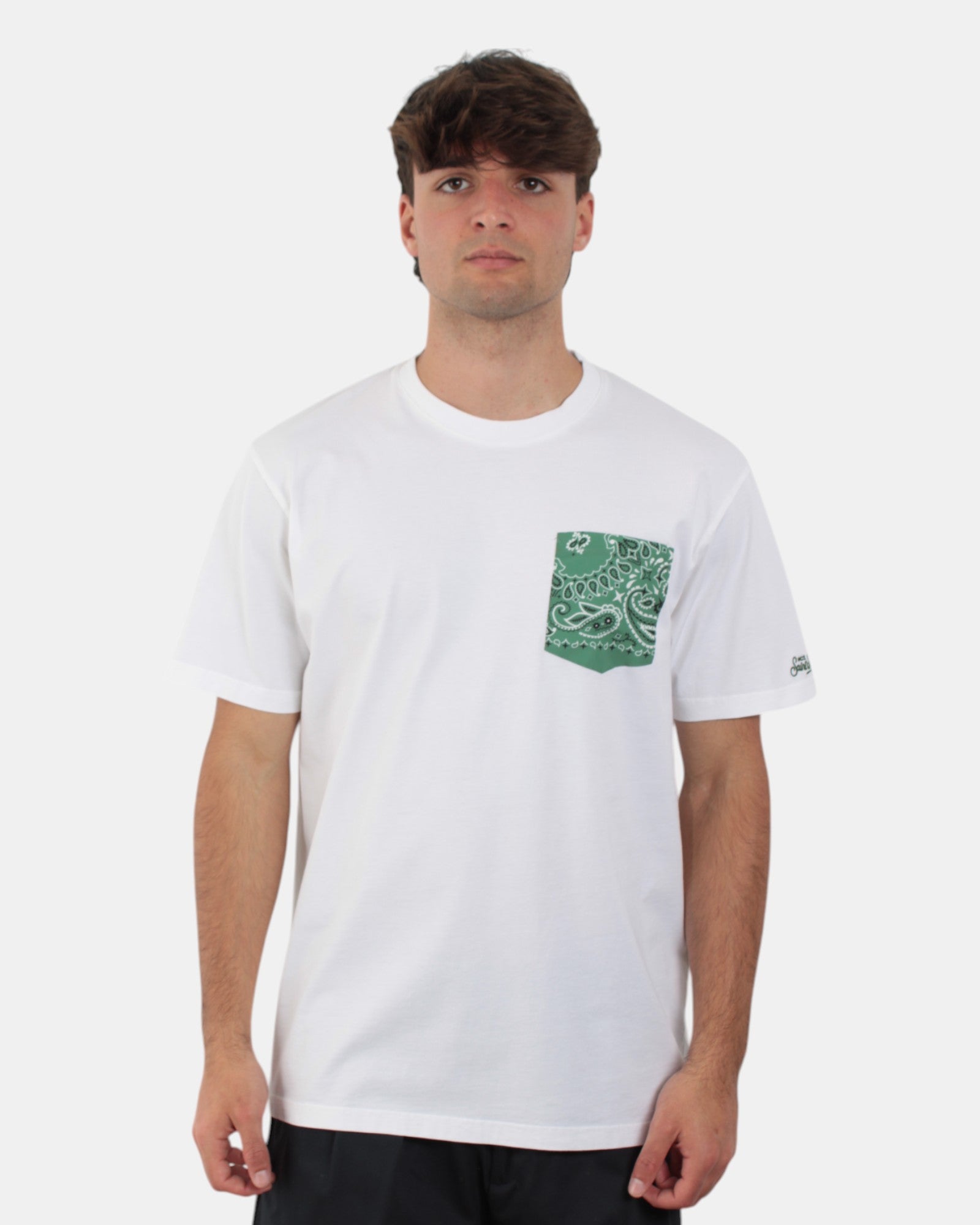 T-SHIRT Bianco Mc2 Saint Barth