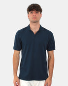 POLO A MANICA CORTA Blu Mc2 Saint Barth