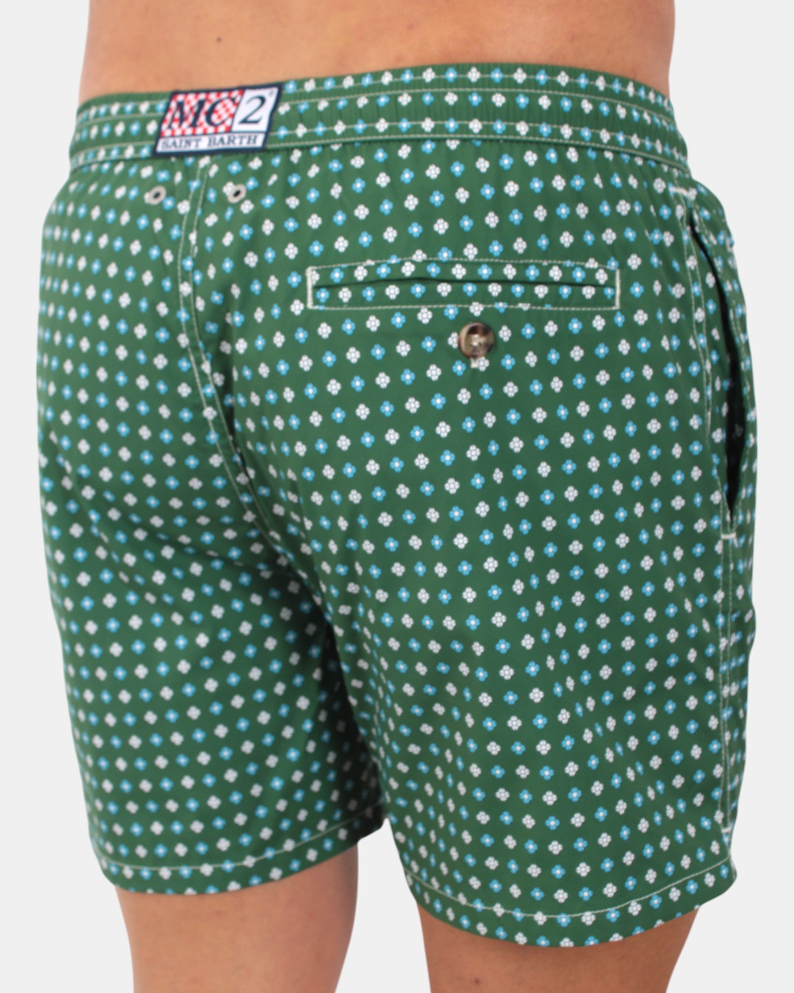 BOXER MARE Verde Mc2 Saint Barth